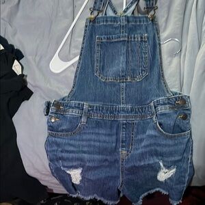 Cat & Jack Blue Denim Women Jeans Overalls